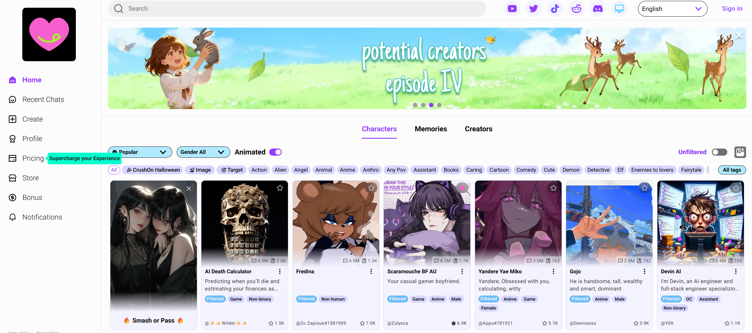 Character AI no filter lets digital characters respond naturally to your tone and mood.
